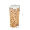 thumbnail image 3 of yulier Tall Clear Spaghetti Pasta Container with Lid, Airtight Food Storage Containers for Pantry Organization and Storage, Kitchen Cereal Noodle Canisters, 3 of 7