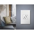 thumbnail image 4 of Legrand adorne 15A Tamper-Resistant Outlet with Matching Wall Plate (White Finish, 4 Pack), ARTR152W4WP-4PK, 4 of 4