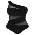 thumbnail image 2 of Monokini pour Femmes à une Épaule, Grande Taille, 2 of 4