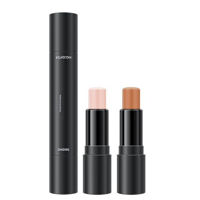 WIFKLSIIPG Two Sets Double Head Contouring Stick Makeup Stick Face Shaping & Contouring Stick Rich Sticks Makeup Kit Face Makeup Highlighter Stick Contouring Makeup Kit