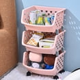 thumbnail image 4 of Storage Basket Multifunctional High Capacity Stackable Hollow-out Fruit Vegetable Organizer for Kitchen, 4 of 8