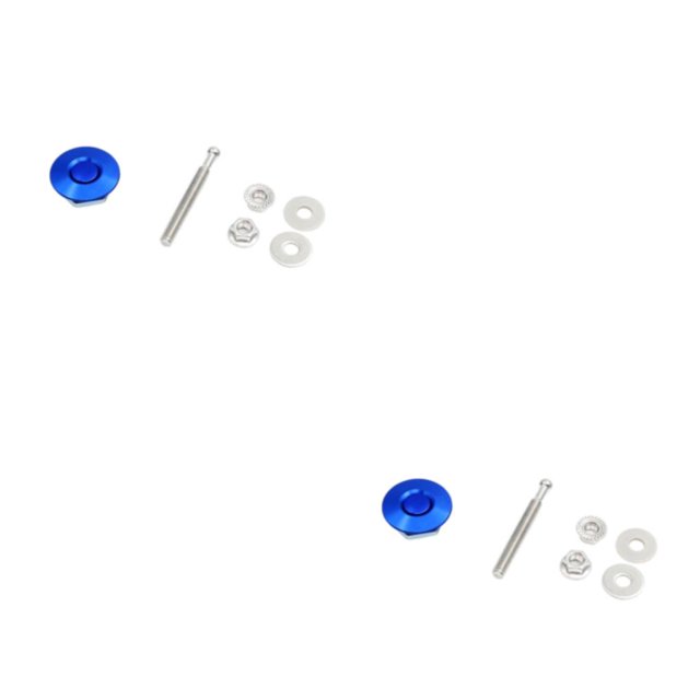 Transemion Car Modification Lightweight And Stylish Hood Lock Multiple Options Available blue DP16-32 2Set