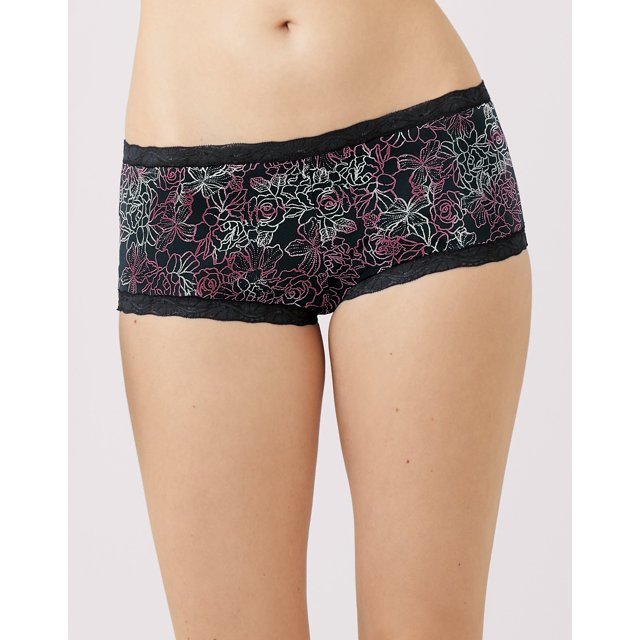 Maidenform Shorty en Microfibre et Dentelle pour Femmes, 6