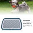 thumbnail image 3 of Dog Potty Training Tray, Detachable Washable Mesh Dog Pee Pad Holder Tray Nonslip Dog Pad Holders Heighten Dog Litter Box for Small Medium Pet, Easy to Clean, 3 of 7