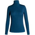 thumbnail image 1 of T-shirt Col Roulé Manches Longues Ajusté Extensible Basique Noir TG, 1 of 6