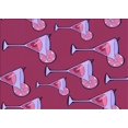 thumbnail image 1 of Ahgly Tapis Rectangulaire Lavable en Machine Intérieur Transitionnel Rouge Cramoisi, 2 Pieds x 4 Pieds, 1 of 7