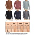 thumbnail image 5 of Innerwin Blouse Long Sleeve Mens Summer Tops Beach Solid Color Casual T Shirts Blue L, 5 of 5