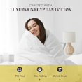 thumbnail image 3 of Pure Egyptian Cotton Sheets King Size High Thread Count Sheets King PC Luxury Hotel King Size Sheets Set Deep Pocket Sateen Weave Cooling Bed Sheet Sets, 3 of 8