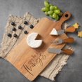 thumbnail image 4 of Hometrends Spring Brown Acacia Wood Chopping Board, 15 inch, 1 piece, 4 of 5