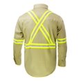 thumbnail image 2 of Flame Resistant FR High Visibility Shirt – 88%C/12%N – 7 oz twill, 2 of 3