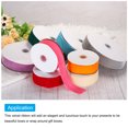 thumbnail image 4 of Unique Bargains Velvet Ribbon 1 1/2 Inch x 10 Yard Single Face Spool Silky DIY Crafts Gift Wrapping Bow Decoration Bright Blue, 4 of 5