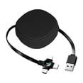 thumbnail image 1 of 3 In 1 Data Cable Phone 3 In 1 Retractable Charging Cable Fast Charging Cable Multi Retractable Phone Charger For All Devices, 1 of 1