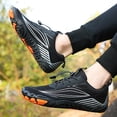thumbnail image 4 of WEAIXIMIUNG Espadrilles Blanches pour Femmes à Plateforme Nouvelles Grande Taille Chaussures Non Amphibies Chaussures de Plein Air à Cinq Orteils de Randonnée et d'Alpinisme Chaussures pour Couples de Mise en Forme et de Sport Chaussures de Remontée de Ruisseau, 4 of 8