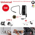 thumbnail image 4 of Baohd Endoscope Camera 7mm HD Inspection Camera IP67 Waterproof USB 6LEDs Endoscope for Phone Computer, 1m, 4 of 7