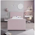 thumbnail image 4 of Meridian Furniture Lit Simple en Velours Rose Dillard, 4 of 6