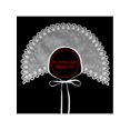thumbnail image 4 of INSPIRE CHIC Detachable Fake Collar, Semi-Sheer Embroidery Mini Cape Neck Ruff for Blouse White-1(No Back Slit), 4 of 5