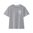 thumbnail image 5 of Aboser Idée de PAPA T-Shirts pour Enfants pour Filles de 3 à 14 Ans T-Shirts à Manches Courtes pour Tout-Petits Garçons Coton Blouses Graphiques Décontractées Col Rond Hauts d'Été T-Shirt, 5 of 5
