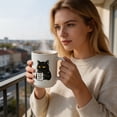 thumbnail image 4 of MTBLYS Sarcastic Black Cat Coffee Mug Is He Dead Yet Funny Cup 11 Oz Ceramic Funny Cat Lover Gift Kitchen Office Use, 4 of 9