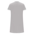 thumbnail image 4 of Gspmoly Robes d'Été pour Femmes, Mode Femme Été Col en V Manches Courtes Couleur Contrastante pour la Maison Robe Courte Robes de Mariage pour Femmes Liquidation, 4 of 5