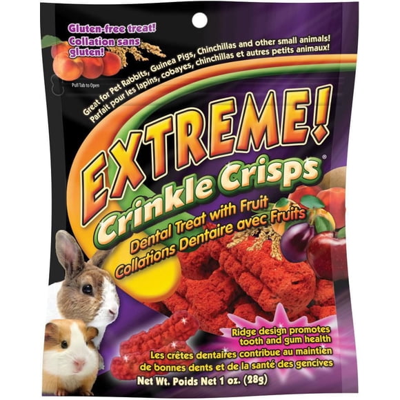 Extreme!™ Crinkle Crisps® Dental Treat with Fruit, 28g
