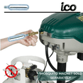 thumbnail image 2 of ICO 16g CO2 Cartridges Threaded for CO2 Bike Pump for Bicycle Tire Repair for Presta and Schrader Valves, Food Grade, 10-pk, 2 of 10