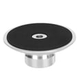 thumbnail image 3 of Record Clamp, Reduce Vibration Record Stabilizer Turntable Aluminium Alloy Lightweight Compact  for LP Player Silver,Black, 3 of 7