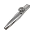 thumbnail image 1 of Silver Metal Kazoo Musical Instrument - Silver Accompaniment Flute For Guitar Ukulele, Humming Sound, Fun For Kids And Adults, 1 of 1