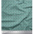 thumbnail image 1 of Soimoi Crepe Silk Fabric Geometric Small Printed Fabric 1 Yard 42 Inch Wide, 1 of 3