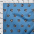 thumbnail image 3 of oneOone Cotton Silk Brown Fabric Floral Craft Projects Decor Fabric Printed By The Yard 42 Inch Wide, 3 of 4