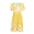 thumbnail image 4 of Weiqiqre Robes pour Femmes Été Décontractées à Manches Courtes Col Ras du Cou Robes T-Shirt Amples Évasées Mini avec Poches, 4 of 5