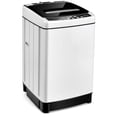 thumbnail image 1 of Gymax Compact Full-automatic Washing Machine Laundry Washer w/ 11 lbs Capacity White, 1 of 10