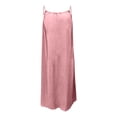 thumbnail image 4 of EGNMCR Robe Longue Ample à Bretelles pour Filles, Mode, Mignonne, Couleur Unie, avec Cordon au Dos, Robe pour Filles, 4 of 9