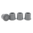 thumbnail image 1 of Milaget 4 Pieces Trekking Pole Caps Walking Stick Ferrules Non-slip Foot Cover 22mm, 1 of 9