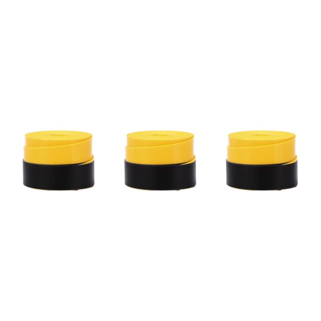 Maytalsory 1/2/3 Quick To Dry Tennis Racket Perform for At Best With Drying Technology yellow roll pack 3PCS