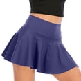 thumbnail image 1 of Jupe-short de Tennis pour Femmes Faux Deux Pièces Course Décontractée Été Sports Exercice Shorts Dames Shorts de Yoga Jupe, 1 of 5