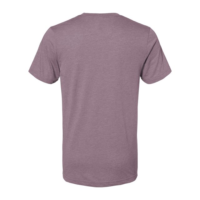 BELLA+CANVAS T-Shirt Jersey CVC pour Homme, m, Violet Chiné