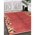 thumbnail image 2 of Ahgly Company Tapis d'Intérieur Rectangulaire Abstrait Rouge Tapis de Zone Abstrait, 2 Pieds x 3 Pieds, 2 of 6