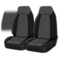 thumbnail image 2 of Auto Drive 2 Piece Electric Vehicle & Car Seat Cover Polyester Grey/black, 2 of 5