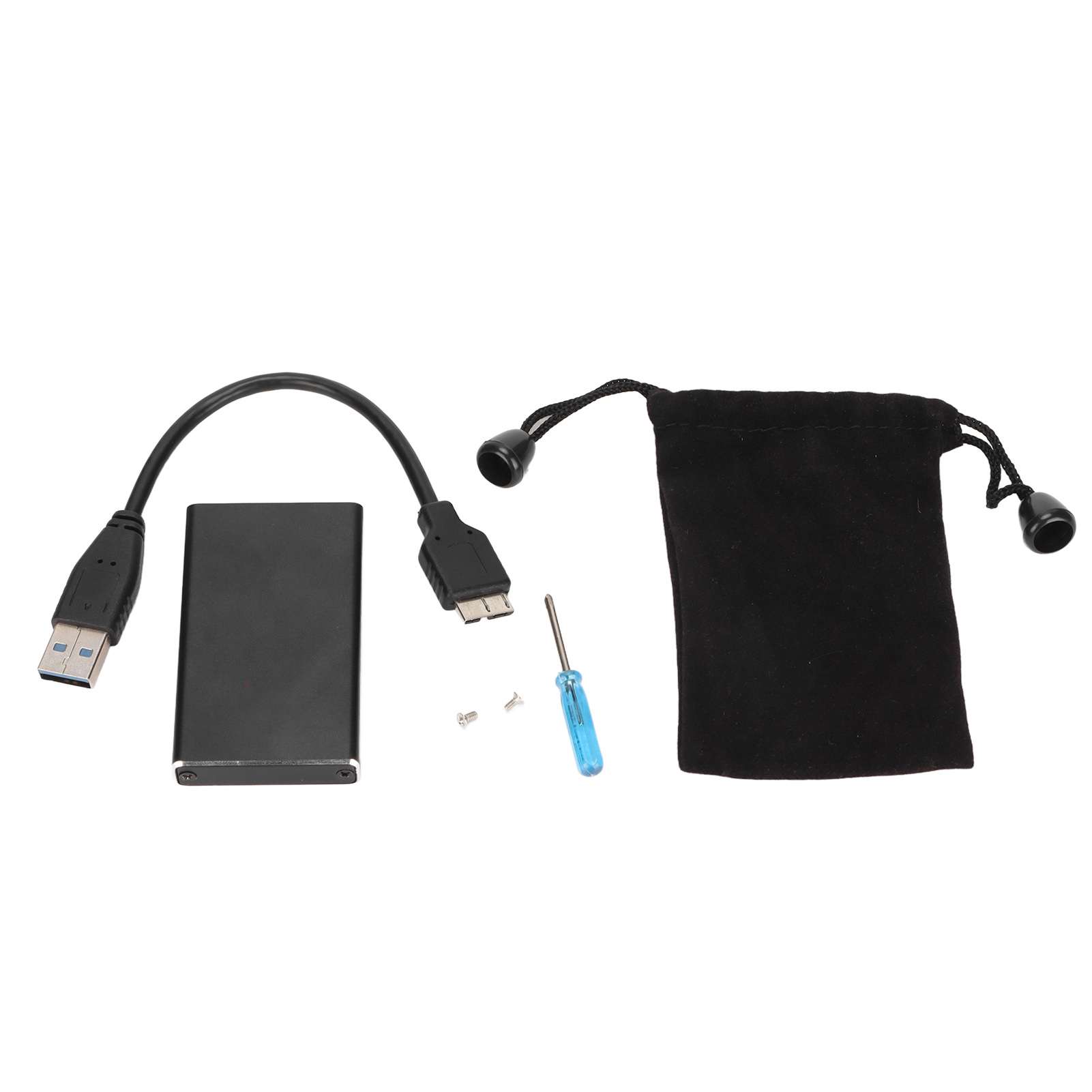 US SSD Enclosure,USB3.0 Mobile Hard Disk Aluminum Alloy Mobile Hard Disk Box US Hard Disk Box Built for Precision