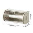 thumbnail image 2 of solution de Rangement sur Étagère pour Cuisine Porte-Serviettes Pratique Grand Rouleau Support de Rangement pour Mouchoirs avec Couvercle pour Comptoir Organisé, 2 of 2