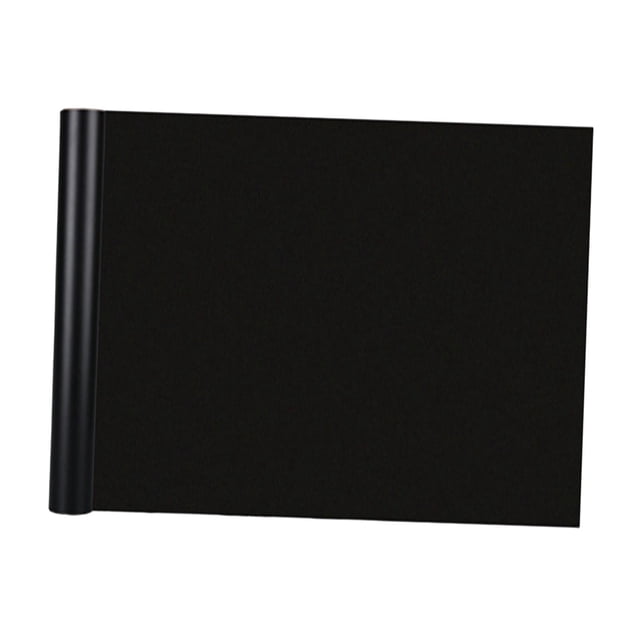 Dry Erase Whiteboard Sticker Kids Drawing Reusable without Damage Wallpaper Peel 60cmx2m black