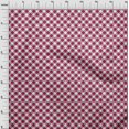 thumbnail image 4 of oneOone Polyester Spandex Magenta Fabric Gingham Check Dress Material Fabric Print Fabric By The Yard 56 Inch Wide, 4 of 4