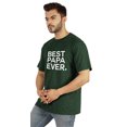 thumbnail image 4 of Inkmeso T-Shirt à Col Rond pour Hommes avec Imprimé Graphique Best Papa Ever.€ T-Shirt pour la Fête des Pères, 4 of 7