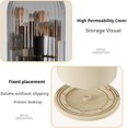 thumbnail image 3 of Concealed Toothbrush Holder, 360° Rotating Bathroom Waterproof Dustproof Toothbrush Holder, Hidden Toothbrush Holder with Sliding Cover, for Bathroom, Makeup Organizer (3Pcs), 3 of 8