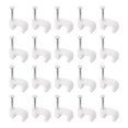 thumbnail image 1 of Unique Bargains Cable Clips, 100 Pack 7mm Nail in Cable Clips Circle Cable Clamps Cable Tacks Cord Clips, 1 of 6