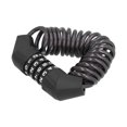 thumbnail image 3 of Câble de Casque Verrouillage Mot de Passe à 4 Chiffres Réinitialisable Portable Antivol Remplacement pour Vélo Moto, 3 of 14