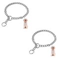 thumbnail image 1 of Baohd Pet Walking Chain Lightweight And Sturdy Metal Collar For Comfortable Pet Walks Dog Chain Collars 2Set, 1 of 6