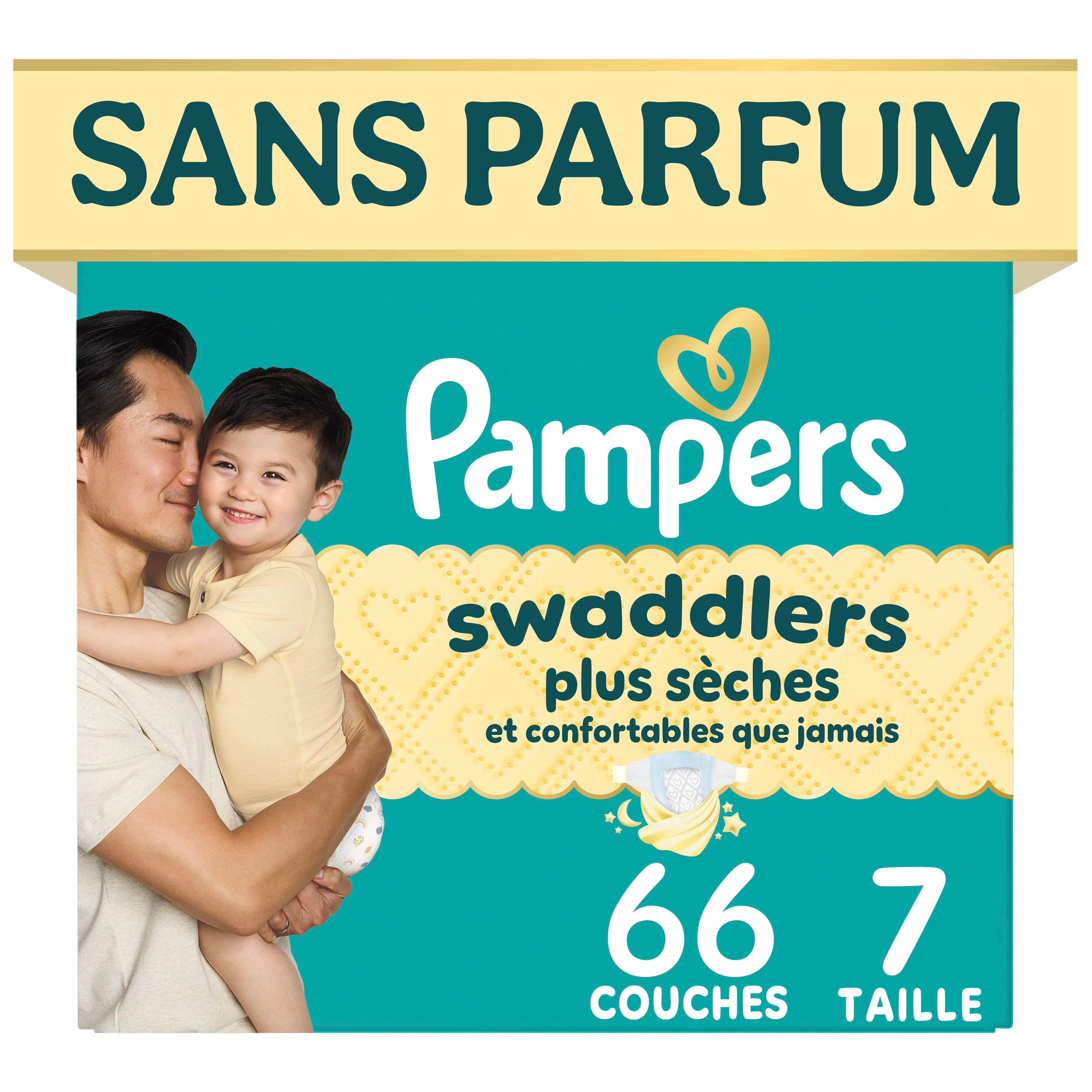 Pampers Swaddlers Diapers, S2 (10-22 lbs), Count, Absorbent, Keeps Baby Dry and Comfortable
