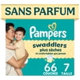 thumbnail image 2 of Pampers Swaddlers Diapers, Size S7 (26-50 lbs), 66 Count, Absorbent, Keeps Baby Dry and Comfortable, Pediatrician Recommended Skin Safe Disposable Baby Diaper, 2 of 29