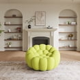 thumbnail image 1 of The Magic Home Canapé Incurvé 1 Place 49 Po, Vert Lime, 1 of 9